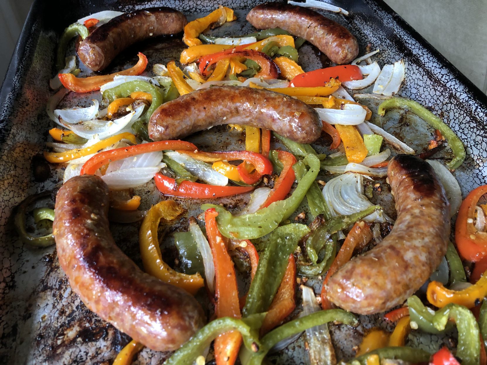 Italian Sausage, Peppers and Onions
